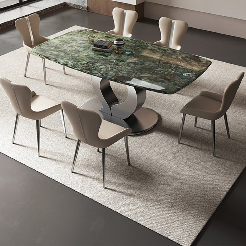 Chaise de salle à manger en cuir italien