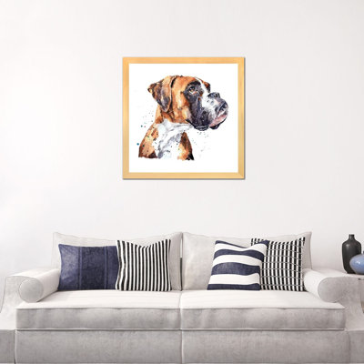 " German Boxer " by EdsWatercolours