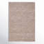 Tapis brun fait à la main Elle-1803759209