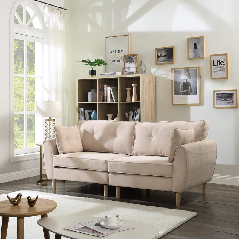 Sorenson Linen Blend Sofa, Beige
