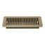 Grilles de ventilation au sol 4 x 10 pouces, paquet de 6, grilles de ventilation robustes en fer pour systèmes de chauffage, ventilation et climatisation, déflecteur d'air antirouille facilement réglable avec clapet métallique, brun, idéal pour la maison et le bureau
