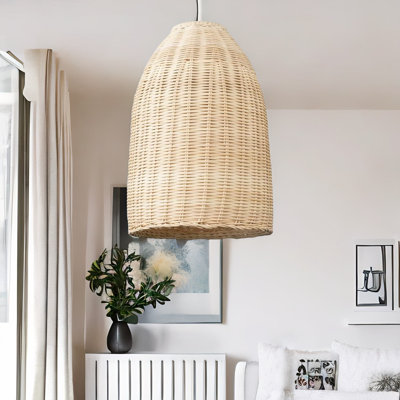32 cm H Pendant Shade in Brown