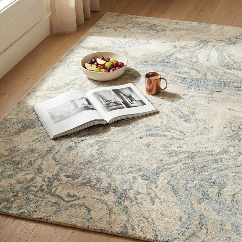 Abstract Area Rug, Rectangle 160 x 213 cm
