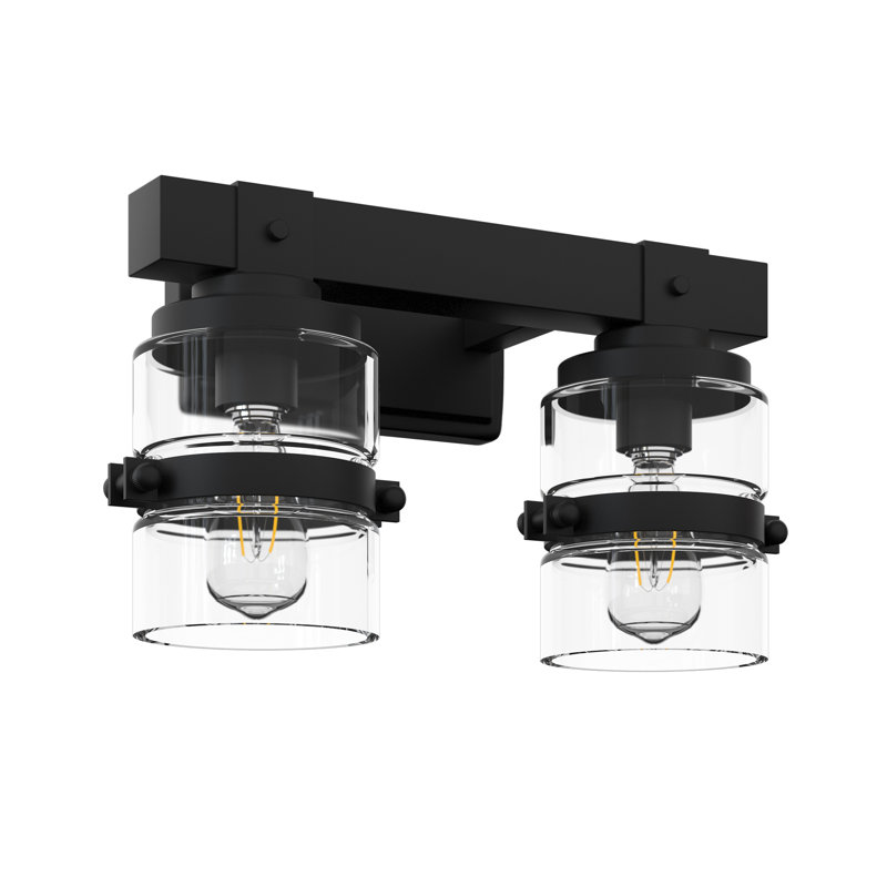 Sugarcreek Dimmable Metal Bathroom Vanity Light, 2