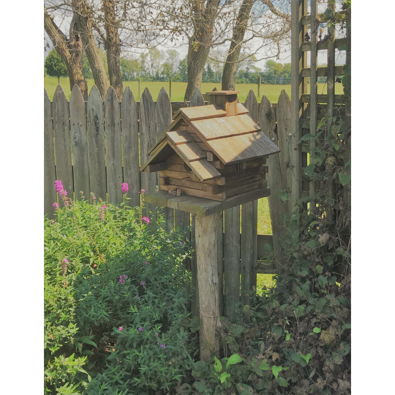 Bird in Hand Conestoga Log Cabin 16.75 in x 16 in x 15.5 in Birdhouse