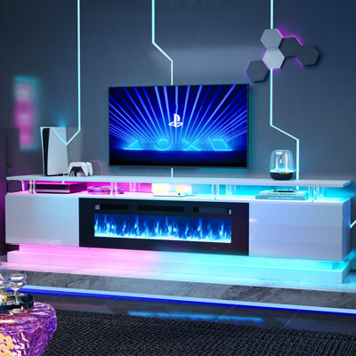 TV Stand With Fireplace