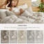 Housse de couette 100% coton de taille grand - Ensemble de housse de couette en lin synthétique (ensemble de 3)-125054364-125054365