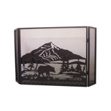 Bear Creek 3 Panel Fireplace Screen