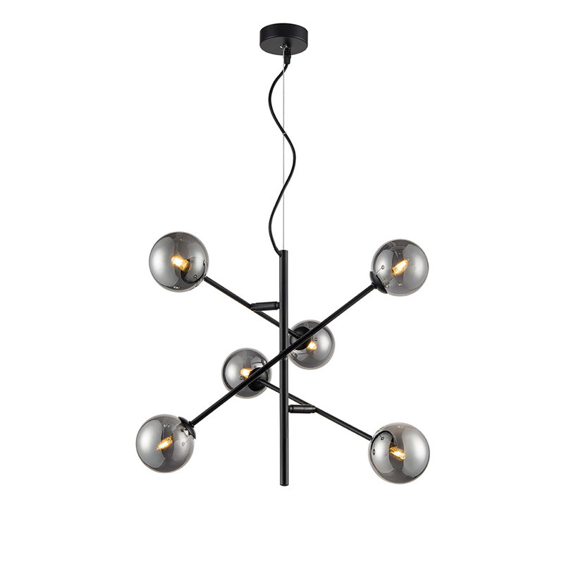 Dorielle 6 - Light Black Kitchen Island Pendant