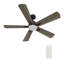  Ventilateur de plafond intelligent 5 pales à DEL avec télécommande et ensemble d'éclairage inclus-71198861