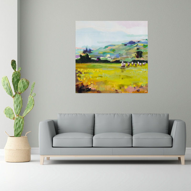 Art contemporain contemporain contemporain, 48" H x 48" W
