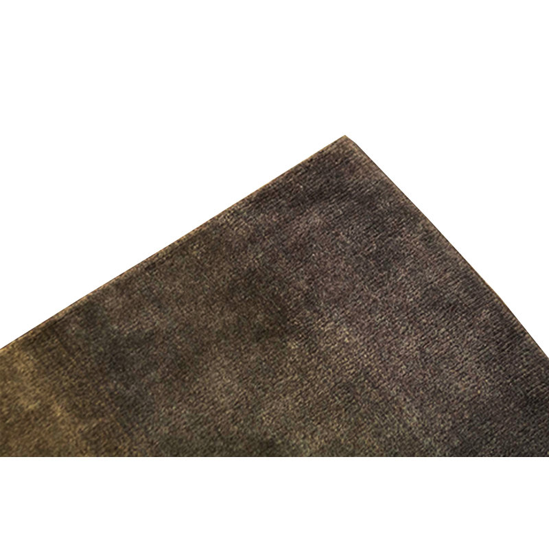 Hand-Knotted Brown Area Rug