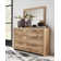 Commode double 6 tiroirs avec miroir Homeira