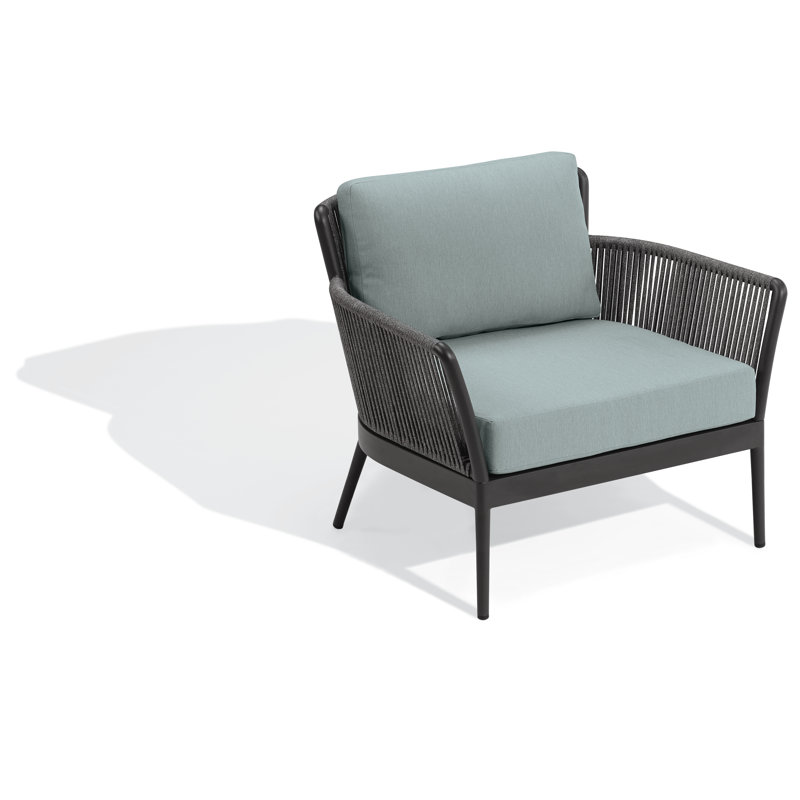 Nette Outdoor Lounge Chair, No, Seafoam