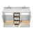 61'' Double Bathroom Vanity with Carrara Marble Top-93359415