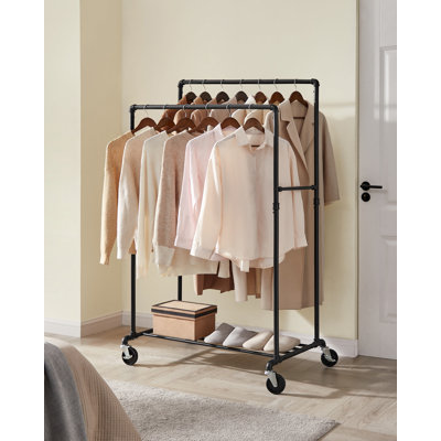 Sprowston 100cm Rolling Clothing Rack