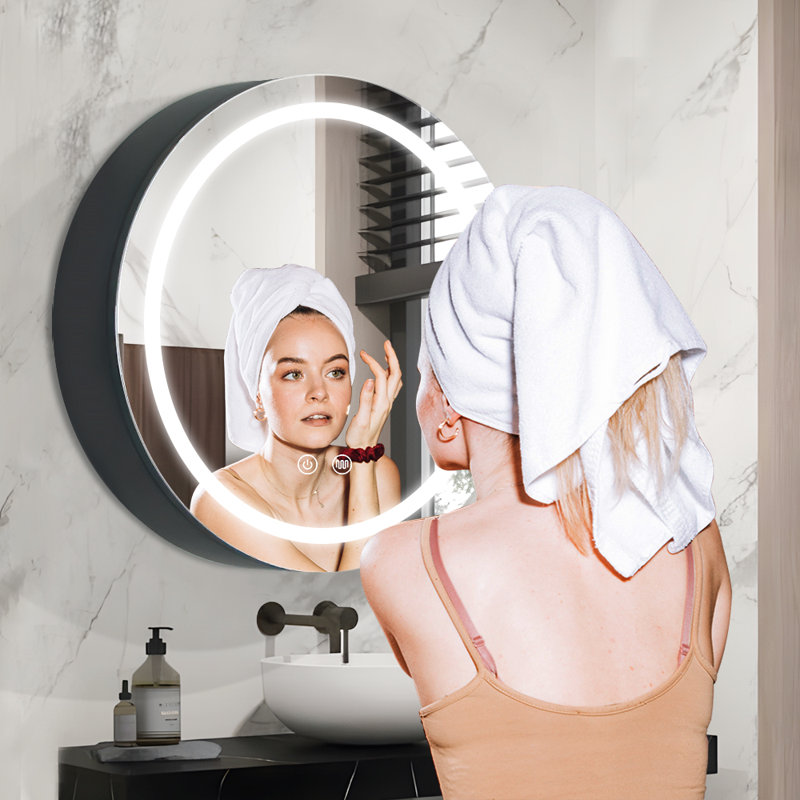 Miroir à pharmacie sans cadre 26 po H 26 po Tuley