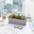 Oval Concrete Decorative Flower Pot Planter