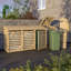 Wooden Bin Store