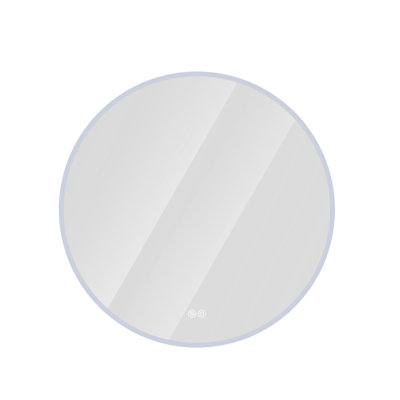 Round LED Bathroom Mirror With Light (Includes Mirror Only)
