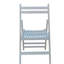 Chaise pour événement spéciale pliante en bois à lattes Furniture - blanc, ensemble de 4, CHAISE PLIABLE, STYLE PLIABLE