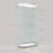 Tempered Glass Display Cabinet, Wine Cabinet,Storage Cabinet,File Cabinet,With Bluetooth LED Light Strip,Lock On The Door,Equipped With Cast,Easy To Move,For Living Room, Bedroom,Hallway,Office,White-1566401042