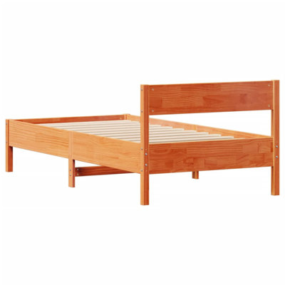 Goufes Solid Wood Storage Bed