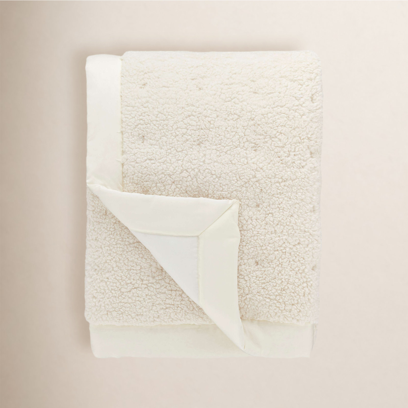 Marshmallow Throw Blanket, Ivory