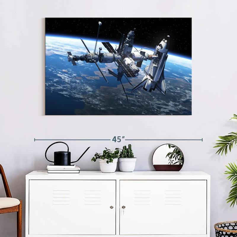 Station spatiale Oberle, H 34 po x l 51 po