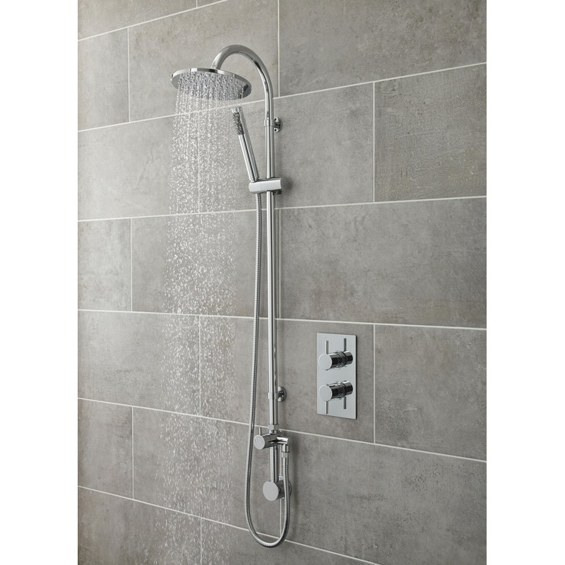 Dual Shower Head with No