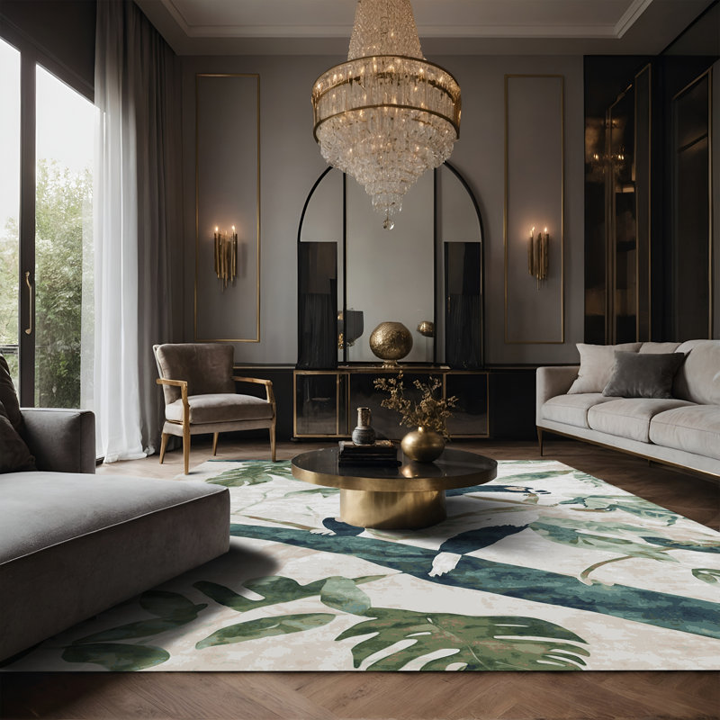 Tapis gris soyeux et moelleux, Tapis de couloir 2 pi x 4 pi