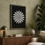 Geometric Daisy Botanical - Wrapped Canvas-486684532-486684524