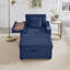 Repose-pieds de rangement surdimensionné multifonctionnel avec revêtement en chenille moelleuse, compartiment caché et port de charge USB-119117341