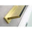 Robinet de baignoire mural doré ABS, bec de douche cascade, débit élevé, robinet de salle de bain Scratch - Appliance, ABS, cascade de débit, style attrayant