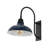Manasi 12.25" 1-Light Farmhouse Industrial Indoor/Outdoor Iron LED Gooseneck Arm Outdoor Sconce-133560374