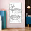 One Line Gamer Quote, reproduction d'art sur toile-93058842