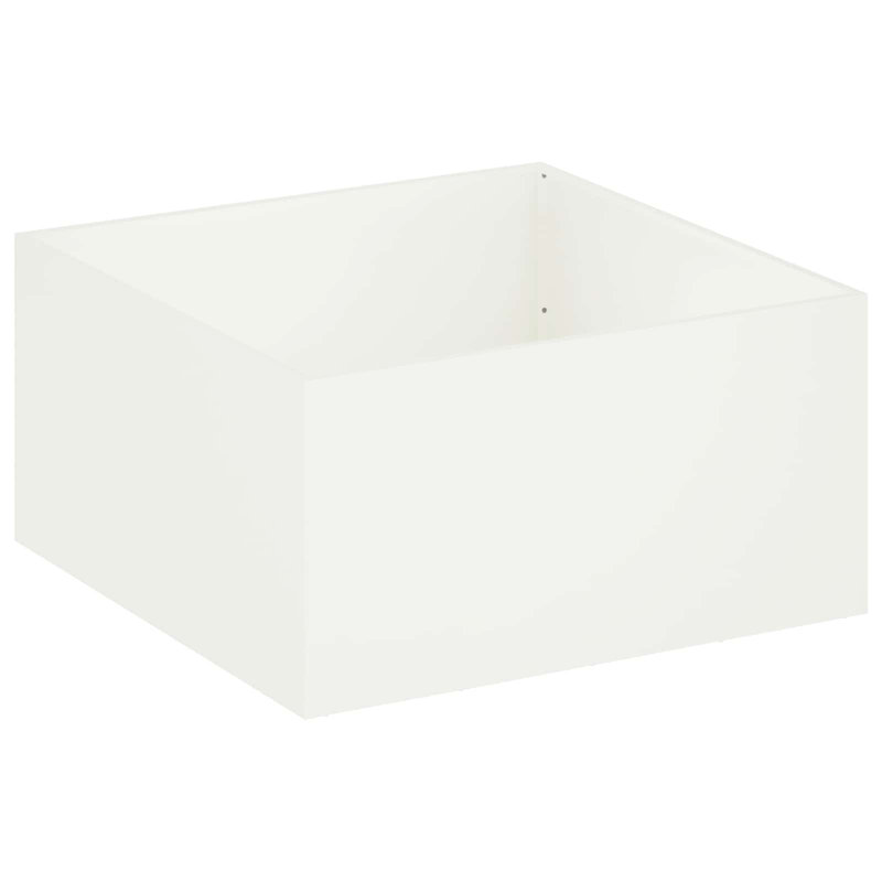 Planter, 40cm H x 80cm W x 80cm D, White, 1