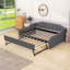 Lit de jour double rembourré avec couchette simple et ports USB