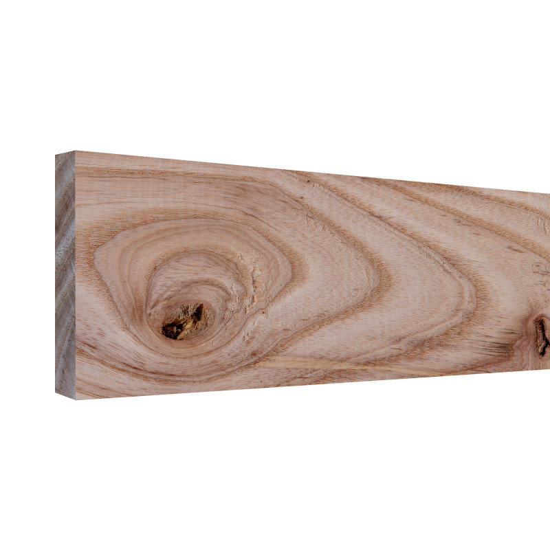 2-ft Unfinished Rustic Ash Hardwood Plank