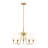 Sujal 5 - Light Steel Dimmable Chandelier-1452589988