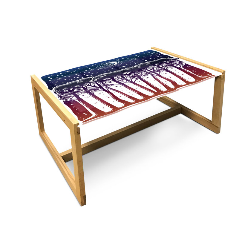 Jairen Sled Coffee Table, 90cm H x 62cm W x 40cm D