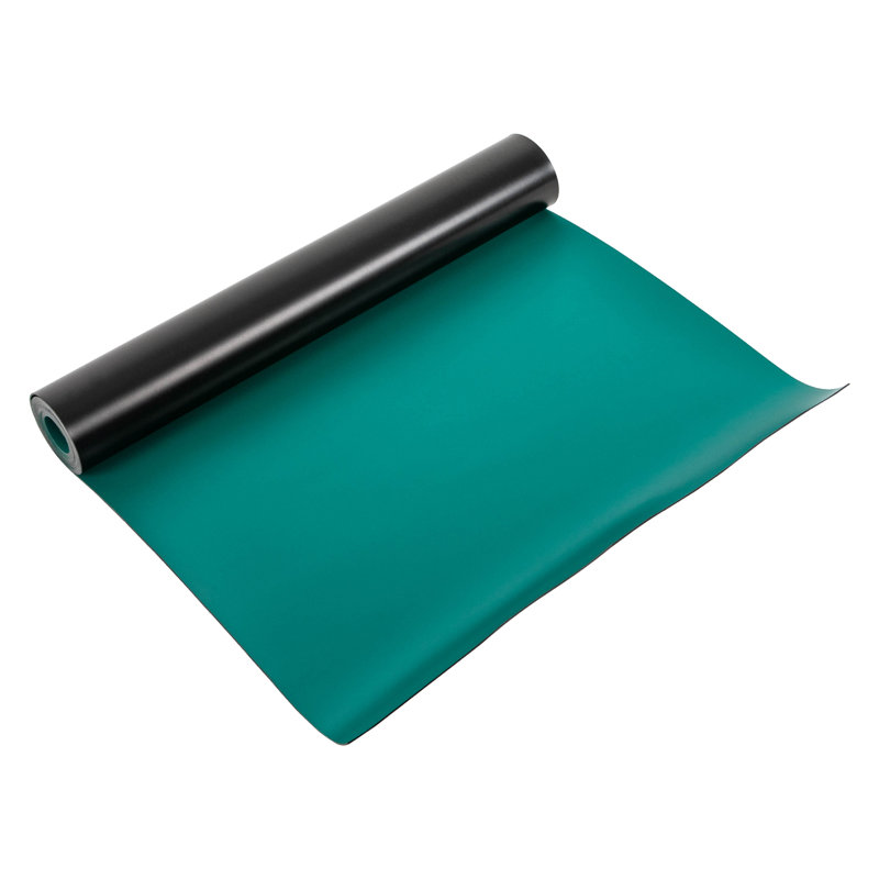 Tapis de travail antistatique en caoutchouc antistatique, résistant à la chaleur 300 ° C, grand banc de 23 po x 118 po pour la réparation et le soudage des appareils électroniques