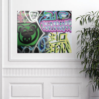 One of a Kind Art Original 'Untitled XIII' by - Wrapped Canvas Painting