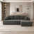 Dark Grey +Right  Chaise