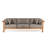 Maro Teak 7 - Person Patio Conversation Set with Cushions-16818391-36210408