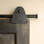 Ensemble de quincaillerie pour porte de grange à porte simple Triangle-22441345
