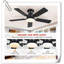 Museau Ceiling Fan with LED Lights-1296196710