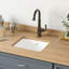 Delancey 18'' L Single Bowl Cast Iron Kitchen Sink