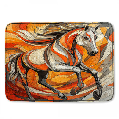 Tapis de bain cheval