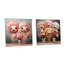 «Chuckling Cotton Candy», ensemble de 2 reproductions abstraites en verre acrylique Popart-1970078452